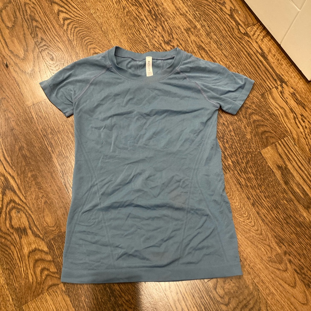 Blue Lululemon athletica shirt xxs